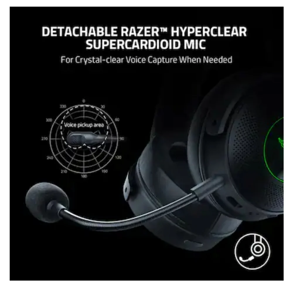 Razer Kraken V3 X Wired USB Gaming Headset for PC